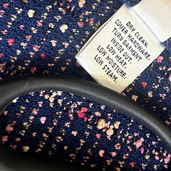 St. John Blue and Pink Tweed Blazer - Picture 8 of 13